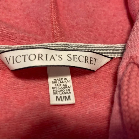 Victoria’s Secret Logo Back Hooded Sweatshirt M - Picture 5 of 12